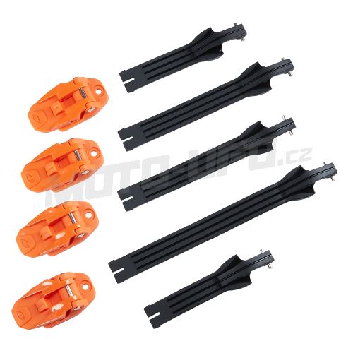 Náhradní pásky + přezky ONEAL pro boty RIDER PRO oranžová/černá