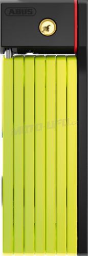 Skládací segmentový zámek Bordo BIG SH (neon žlutá,celková délka 100 cm),ABUS