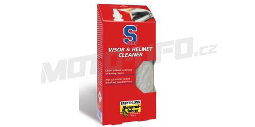 S100 čistič hledí s mikrovláknovou utěrkou - Visor & Helmet Cleaner 100 ml