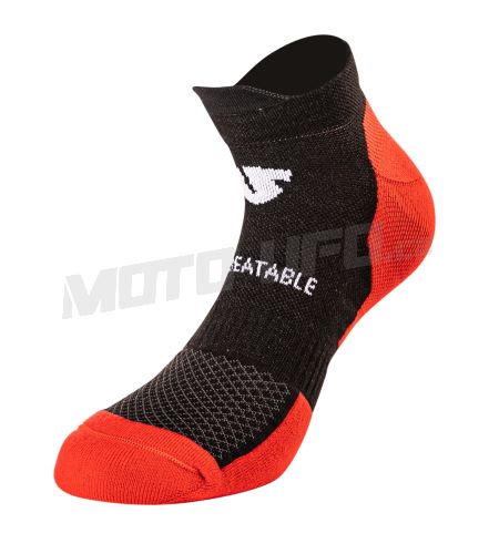 Ponožky COMFY SHORT, UNDERSHIELD (červená/černá)