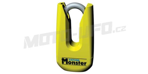 Zámek kotoučové brzdy Monster, OXFORD (průměr čepu 11 mm, žlutý)