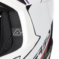 ACERBIS přilba T711 bílá, černá, multicolor (9)