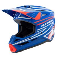 Přilba S-M3 WURX, ALPINESTARS, dětská (modrá/červená/bílá/černá) 2027