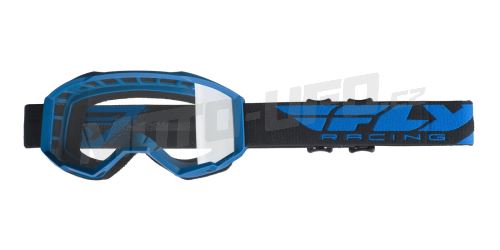 Brýle FOCUS, FLY RACING - USA (modrá, čiré plexi bez pinů)