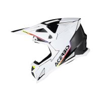 ACERBIS přilba T711 bílá, černá, multicolor (2)