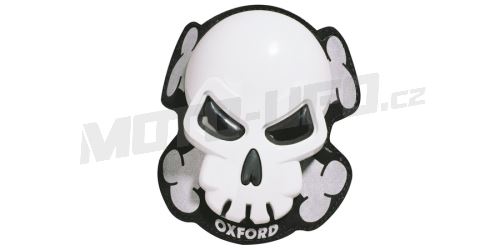 Slidery Skull, OXFORD (bílé, pár)