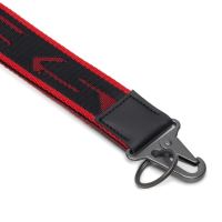 Klíčenka KEY HOLDER SHORT, SPIDI (černá/červená) (1)
